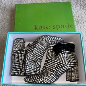 Kate spade booties calf hair